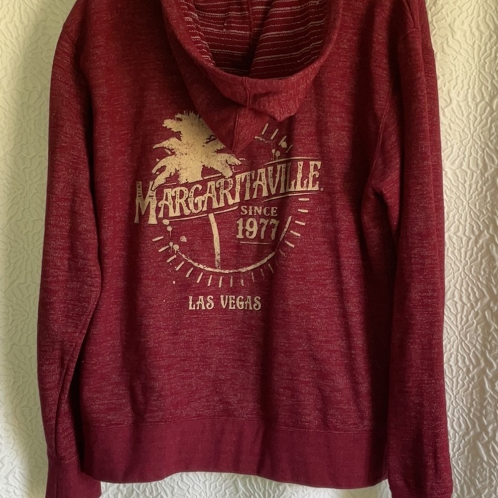 Margaritaville Maroon Zip-Up Hoodie